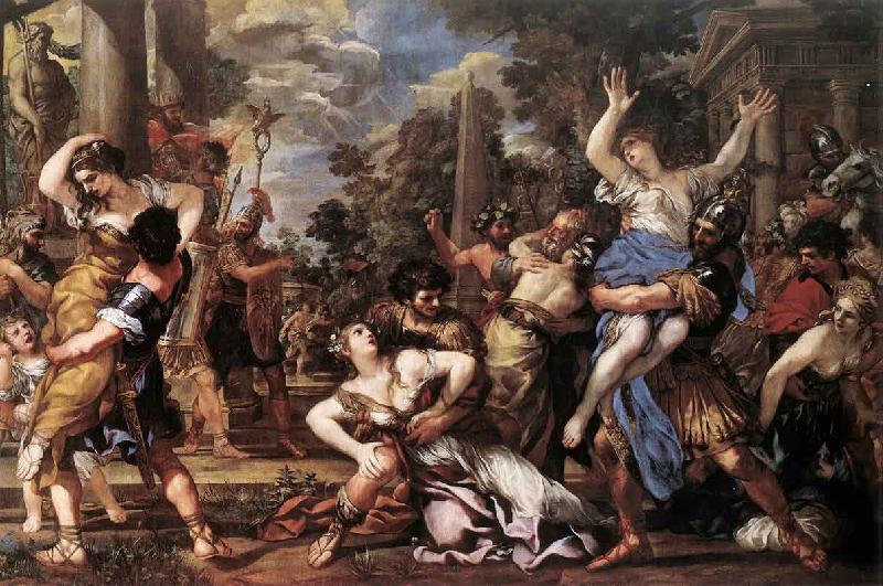 Pietro da Cortona The Rape of the Sabine Women oil painting image